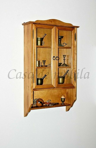 Vetrina sospesa legno - sospesa, in