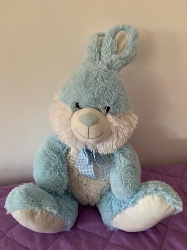 Peluche coniglio celeste - peluche,
