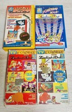 4 VHS I CARTONI DELLO ZECCHINO D’ORO 1-3 WARNER E 1-2 TV SORRISI E CANZONI