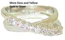 Criss Croce Anello Oro Bianco