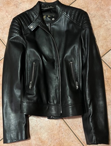 Giacca pelle nera - di,