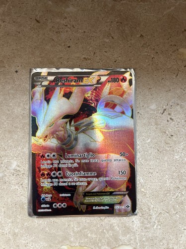Carte pokémon reshiram - reshiram, ex