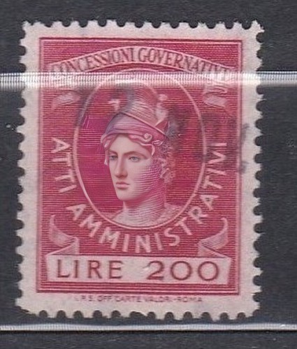 Italia 1959 marca da bollo - italia,