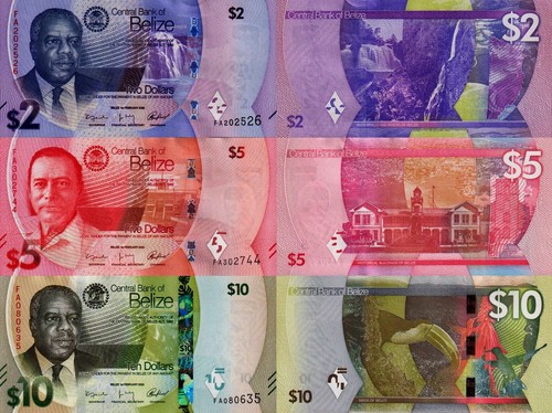 Belize lotto 3 banconote - belize,