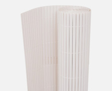 Recinzione Giardino PVC Bianco Doppio Lato Impermeabile