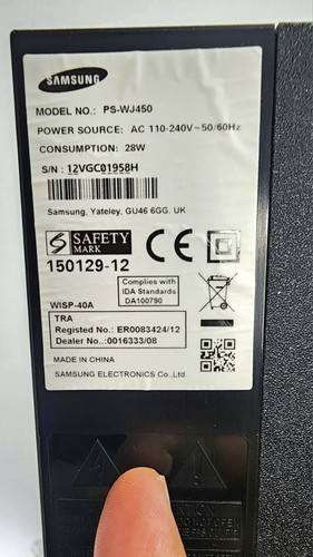 Samsung wj450 subwoofer - samsung,