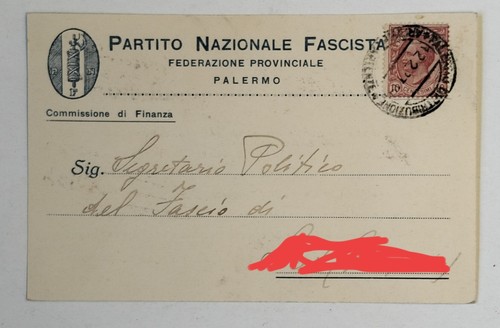 Cartolina partito nazionale - cartolina,