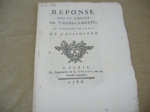 Cagliostro affaire du - cagliostro-"affaire,