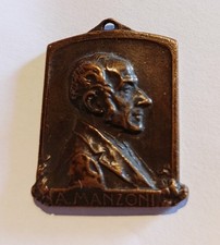 Bella medaglia originale, Cinquantenario della morte di Alessandro Manzoni 1925