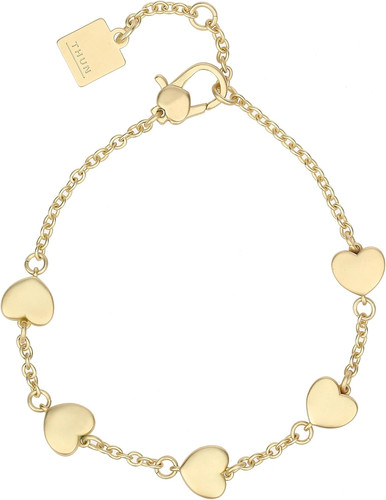 Bracciale con cinque cuori - cinque,