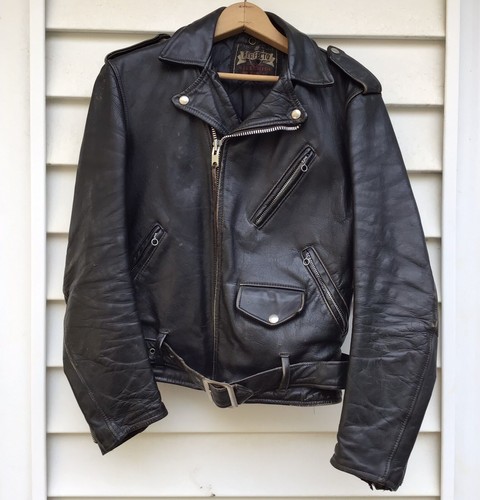 Giacca pelle vintage schott - giacca,