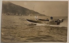 ALASSIO SAVONA GARE DI MOTONAUTICA cartolina fotografica