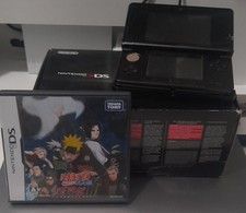 Nintendo 3ds cosmo black + gioco naruto ninja destiny 3 versione giapponese