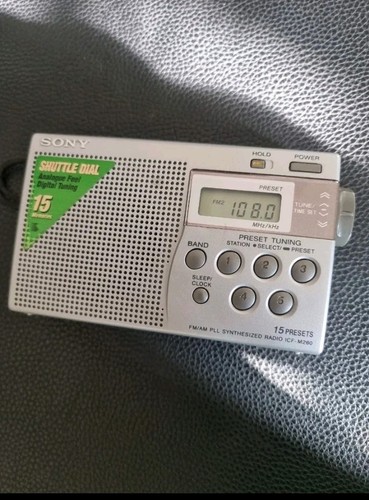 Radio portatil sony icf - sony, icf-m260