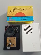 SUONERIA ELETTRONICA MUSICALE CAMPANELLO MELODY FATMA 220V AC BIANCO PARETE CASA