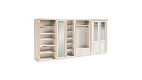 Elegante armadio bianco - armadio,