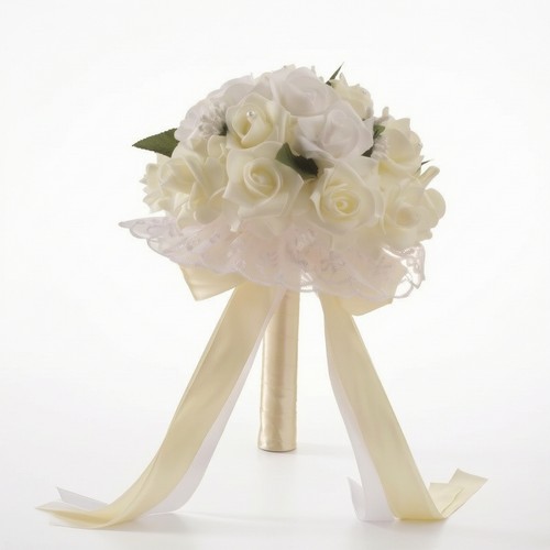 Bouquet sposa con manico - da,