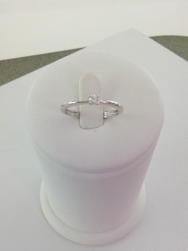 Anello donna solitario oro