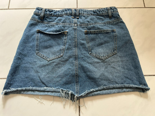 Gonna donna denim jeans blu - gonna,