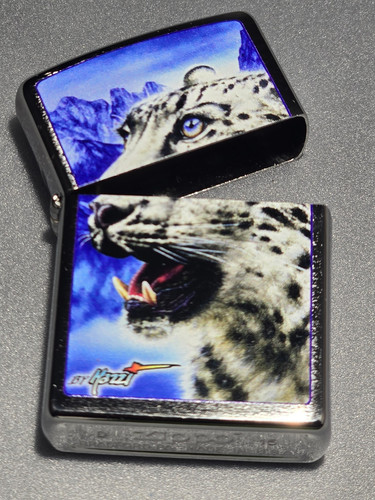 Zippo mazzi snow leopard solo - snow,