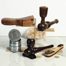 4 pipe Set, Premium Wood Hand