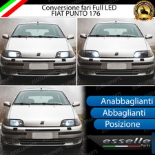CONVERSIONE FARI FULL LED FIAT PUNTO MK1 176 6000K LED CANBUS LUCE BIANCA