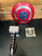 Mini martello e scudo medievale antico scudo Capitan America cosplay regalo