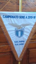 Gagliardetto Ricamato Lazio Napoli Calcio Maglia Lazio Pennant Italy Footbal