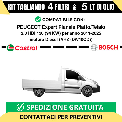 Tagliando filtri bosch 5 - tagliando, e
