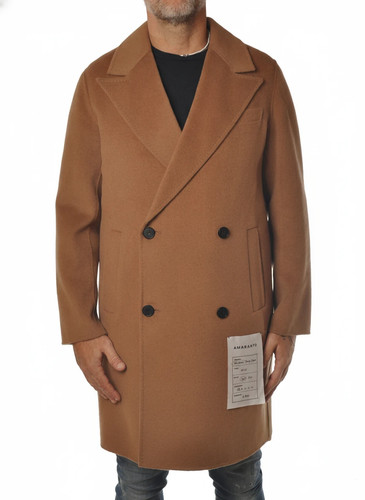 Amaranto uomo cappotto over - cappotto,