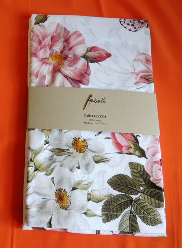 Tovaglia fiori rose - 1x,