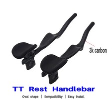 Bici da strada triathlon cronometro 3K full carbon poggiabici TT Aero manubrio