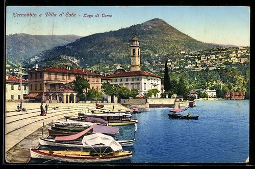Cartolina cernobbio lago di - cernobbio,