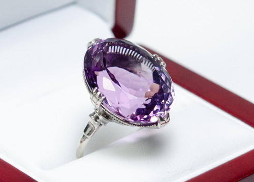 800 argento antico anello - antico,