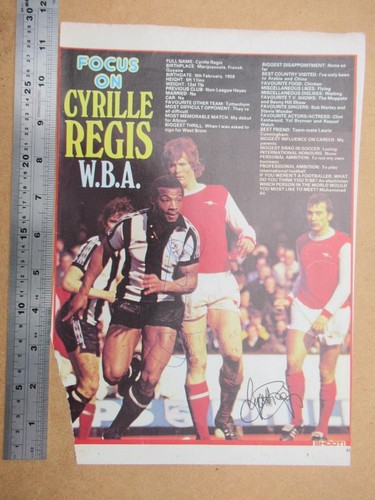 Cyrille regis autografo - cyrille,