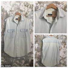 Camicia uomo denim taglia L