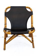 Sedia vintage in bambù e