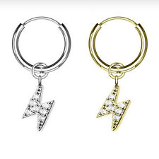 Singolo Orecchino in Acciaio a