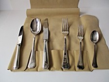 Christofle Orfevres a Paris set da 6 posate America in metallo argentato 