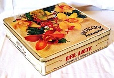 Perugina, Scatola di latta “Ore Liete” Pasticcini finissimi anni '70 – Orchidee