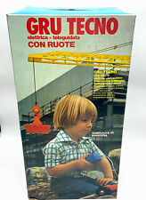 70s# VINTAGE GIANT CRANE RC GRU TECNO GIGANTE FILOGUIDATA NUOVA IN BOX #[JW