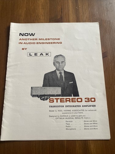 Leak stereo amplifier - leak,