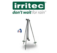 PORTA IRRIGATORE TREPPIEDE ZINCATO 1" REGOLABILE X IRRIGAZIONE ORTO GIARDINO ITA