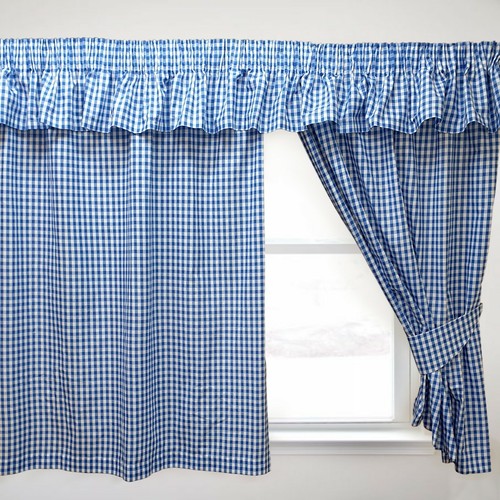 Tenda gingham check bluebell - gingham,