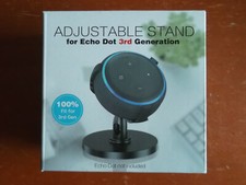 SUPPORTO DA TAVOLO PER ECHO DOT 3° GEN. , SUPPORTO REGOLABILE A 360°