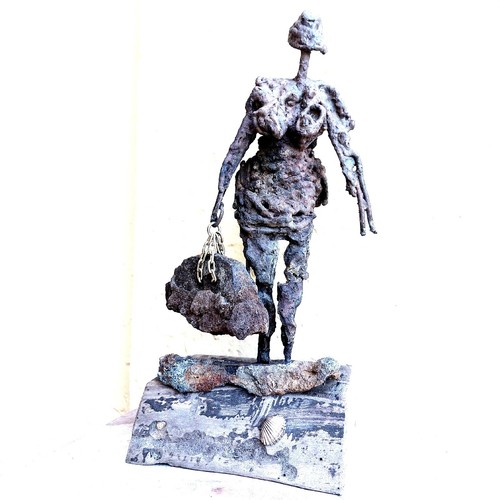 Scultura arte moderna brutal - scultura,