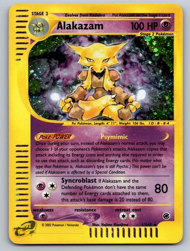 Alakazam 165 holo raro - 1/165,