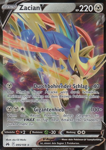 Zacian 095 159 holo zenit - holo,