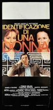 IDENTIFICAZIONE DI UNA DONNA locandina poster Antonioni Tomas Milian Boisson Y45