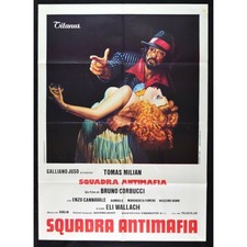 manifesto SQUADRA ANTIMAFIA tomas milian sergio corbucci bombolo A227